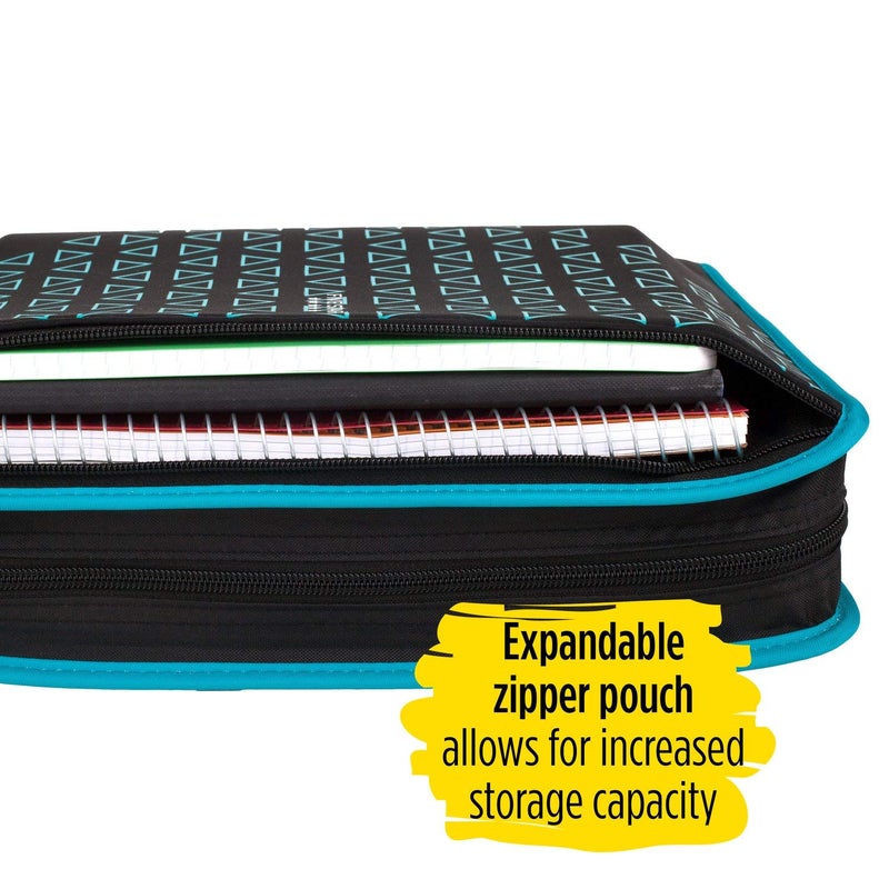 Five Star Zipper Binder, 2 Inch 3 Ring Binder, Xpanz Expandable with Interior Pockets, Assorted Colors, Color Selected For You, 1 Count (29040) - Image 4